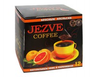 Кофе в пирамидках Jezve Красный Апельсин (Джезве) 72 г, в коробке 12 пирамидок, доставка кофе в офис