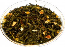 Чай зеленый HANSA TEA Японская липа, 500 г, фольгированный пакет, крупнолистовой зеленый ароматизированный чай, купить чай