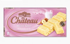 Шоколад Chateau Weisse Crisp (Шато Вайссе Крисп) 200 г, плитка, немецкий шоколад