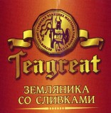 Teagreat, Земляника со сливками, черный фруктовый, весовой (0,1 кг.)