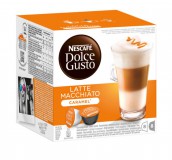 Кофе в капсулах Nescafe Dolce Gusto Latte Macchiato Caramel (Латте Макиато Карамель) упаковка 16 капсул