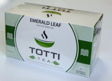 Чай зеленый TOTTI Tea Emerald Leaf (Изумрудный Лист) пакетированный в конвертах, 25 шт.