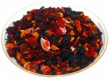 Чай фруктовый HANSA TEA Наглый Фрукт, 500 г, фольгированный пакет, крупнолистовой фруктовый чай, купить чай