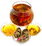 Чай связанный HANSA TEA Букет Императора с жасмином, 500 г, фольгированный пакет, крупнолистовой связанный чай, купить чай